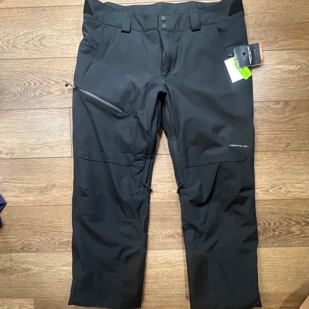 Obermeyer Men's Force Ski Pants, Black, Size XXL, NWT, Waterproof, Snowboard/Ski - Picture 4 of 16